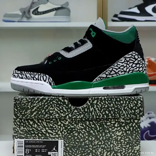 Kimikick PINE JORDAN 3 GREEN AIR 0821
